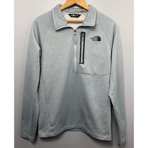 THE NORTH FACE Gray Quarter Zip Jacket